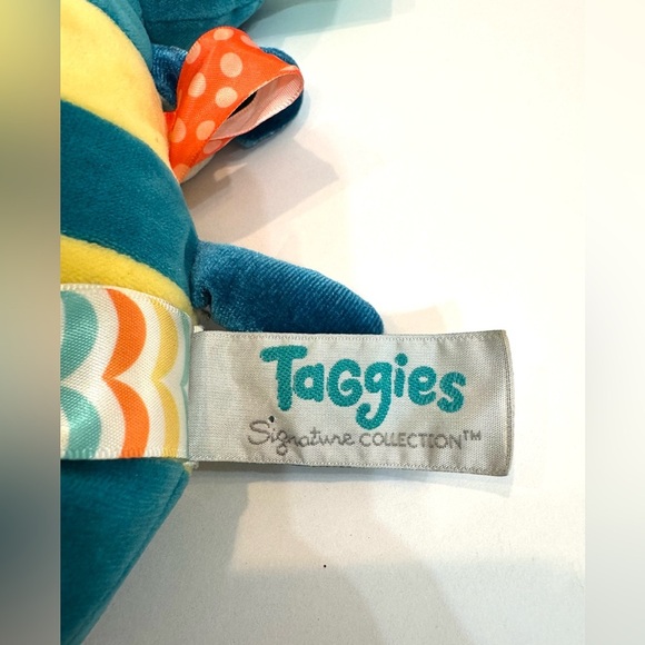 TAGGIES Mary Meyer Bean Bag Plush FUZZY BUZZY BEE Stuffed Animal Baby Toy 10" - Picture 2 of 5